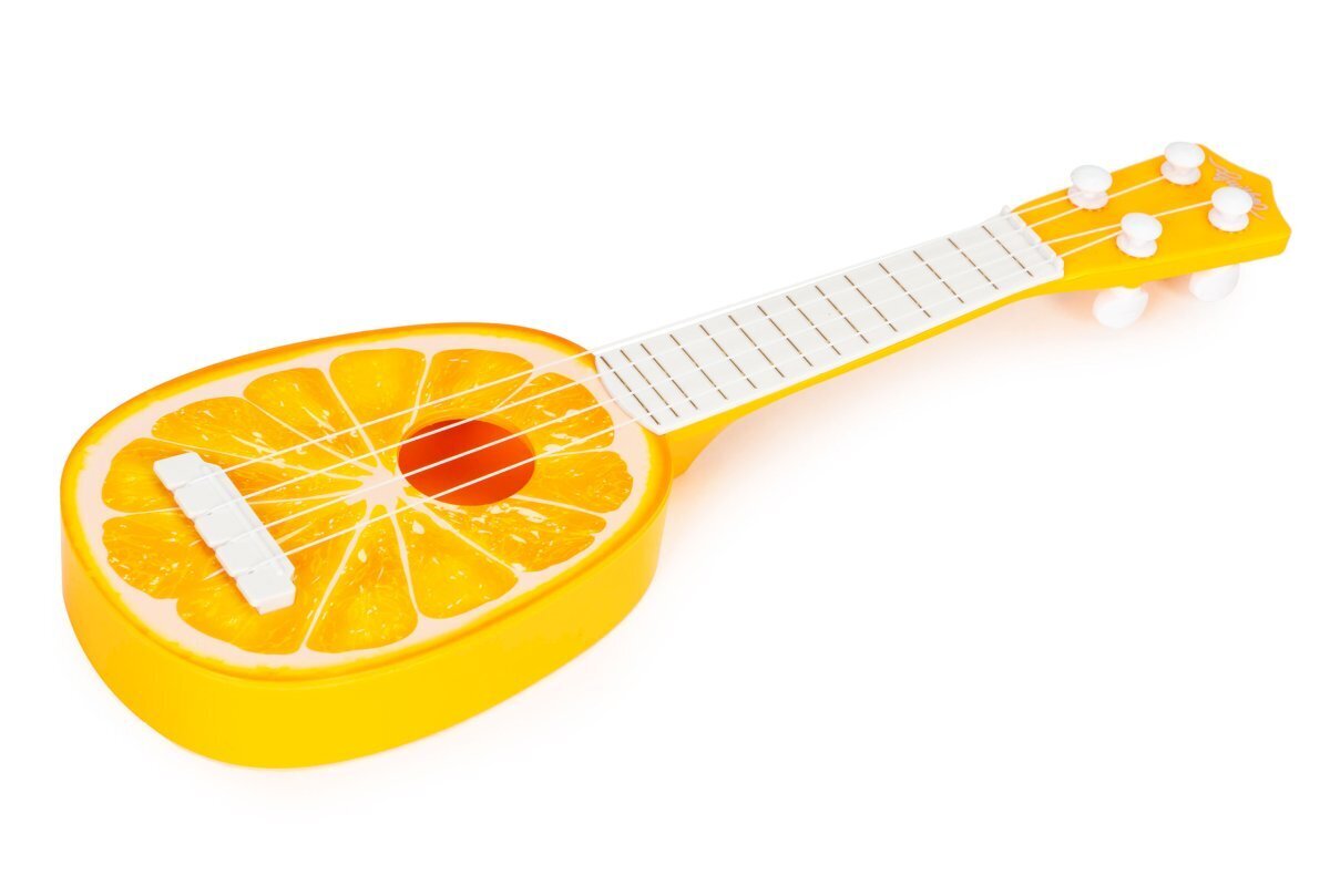 Ukulele gitara vaikams Ecotoys Apelsinas kaina ir informacija | Lavinamieji žaislai | pigu.lt