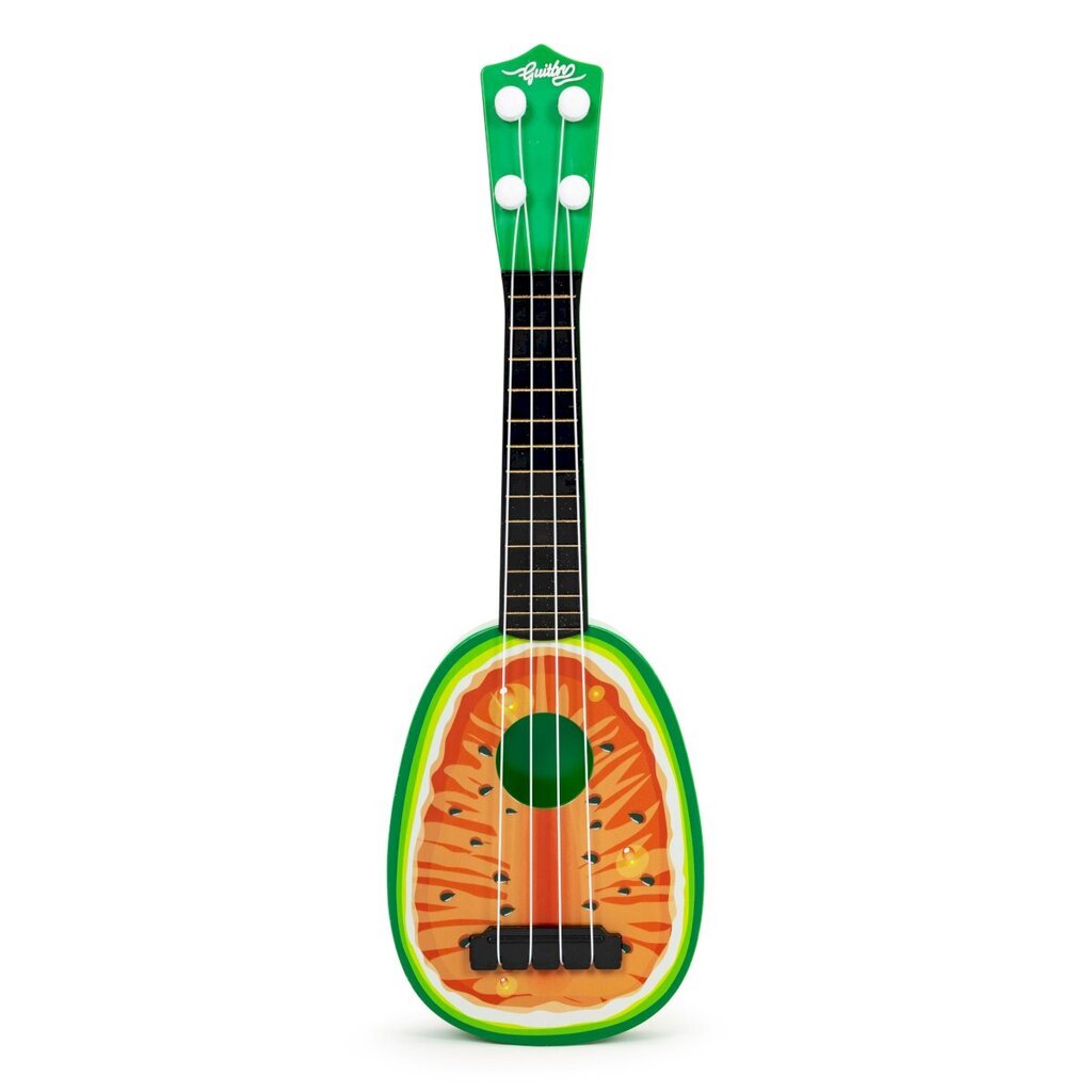 Ukulele gitara vaikams Ecotoys Arbūzas цена и информация | Lavinamieji žaislai | pigu.lt