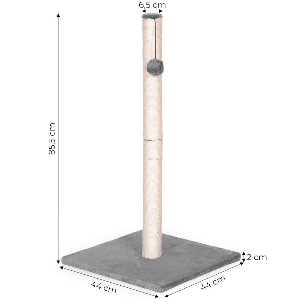 Draskyklė katėms Petsi, 85.5 cm kaina ir informacija | Draskyklės | pigu.lt