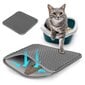 Dvisluoksnis kačių kraiko kilimėlis Petsi, pilkas kaina ir informacija | Priežiūros priemonės gyvūnams | pigu.lt