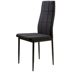 4-ių kėdžių komplektas ModerHome DC860, juodas kaina ir informacija | Virtuvės ir valgomojo kėdės | pigu.lt