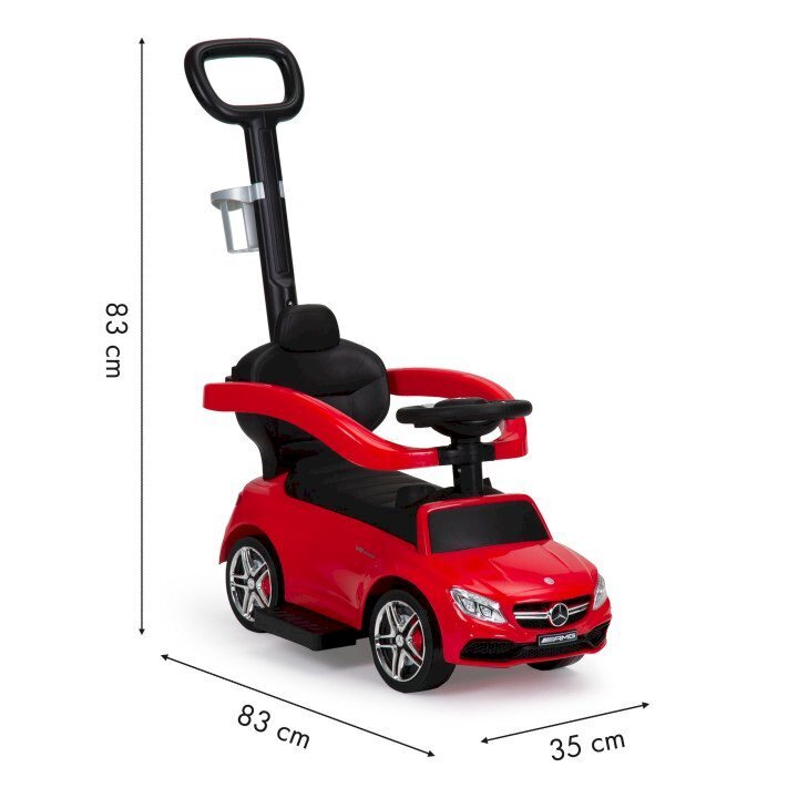 Stumdukas-automobilis Mercedes, raudonas kaina ir informacija | Žaislai kūdikiams | pigu.lt