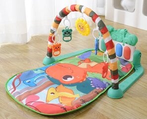 Lavinamasis, muzikinis kilimėlis kūdikiams su pianinu цена и информация | Развивающие коврики | pigu.lt