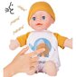Minkšta lėlė kūdikis su garsais, 30 cm kaina ir informacija | Minkšti (pliušiniai) žaislai | pigu.lt