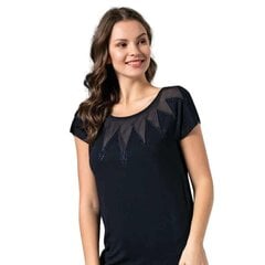 Marškinėliai moterims Ozkan 21819, juodi kaina ir informacija | Marškinėliai moterims | pigu.lt