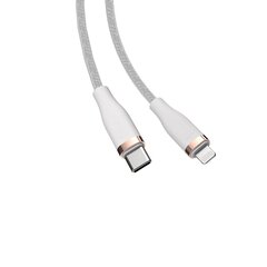 Devia cable Star PD USB-C – Lightning 1,5 m 27W 3A white цена и информация | Кабели для телефонов | pigu.lt