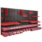 Sienelė įrankiams su įvairiomis lentynomis FLUXAR 010 178 x 78 cm kaina ir informacija | Įrankių dėžės, laikikliai | pigu.lt