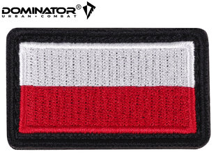 Lenkijos vėliava Dominator Urban Combat emblema, 55 x 37 mm цена и информация | Флаги и аксессуары к ним | pigu.lt