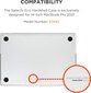 SATECHI "Eco Hardshell" dėklas, suderinamas su "MacBook Pro" 14 colių dėklu 2021 A2485 - Lengvas ir plonas - "MacBook" šakotuvui ir adapteriui pritaikytas dizainas - (tamsus) kaina ir informacija | Krepšiai, kuprinės, dėklai kompiuteriams | pigu.lt