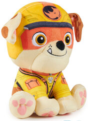 Pliušinis šuo Paw Patrol(Šunyčiai Patruliai) Jungle Pups Rubble Spin Master, 18 cm kaina ir informacija | Minkšti (pliušiniai) žaislai | pigu.lt