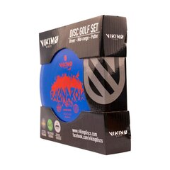 Disko golfo rinkinys Viking Discs Discover, juodas цена и информация | Диск-гольф | pigu.lt