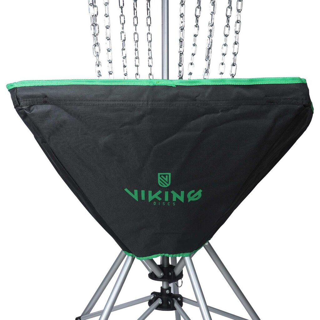 Nešiojama diskų golfo krepšys Viking Discs Raid, juodas kaina ir informacija | Diskgolfas | pigu.lt
