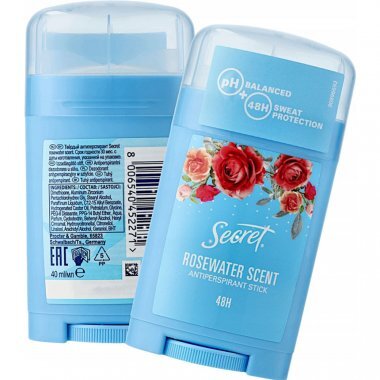 Pieštukinis antiperspirantas Secret Rosewater scent, 40 ml kaina ir informacija | Dezodorantai | pigu.lt