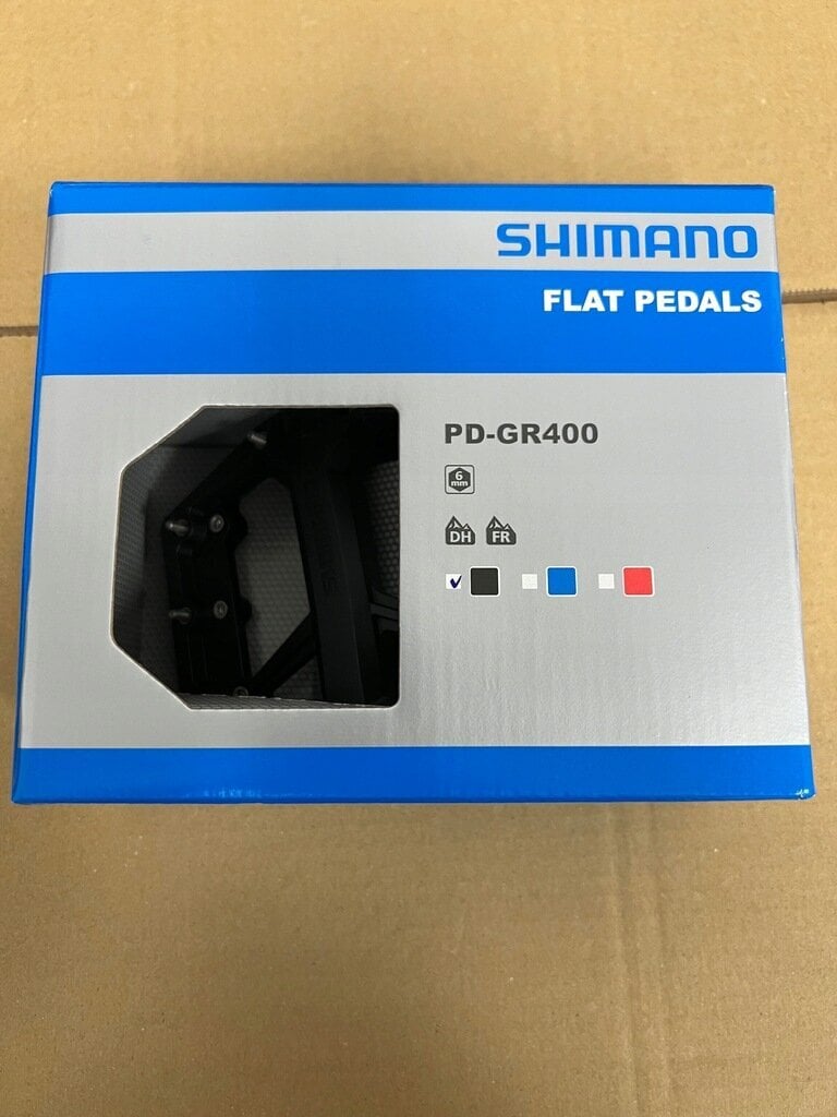 Platforminiai dviračio pedalai Shimano PD-GR400 kaina ir informacija | Kitos dviračių dalys | pigu.lt