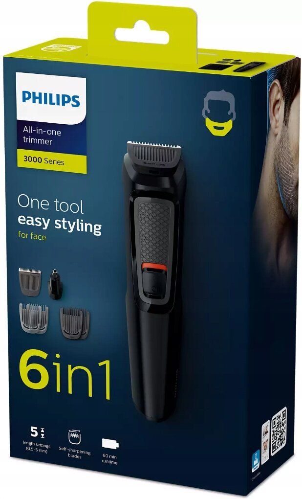 Philips 3000 Series цена и информация | Barzdaskutės | pigu.lt