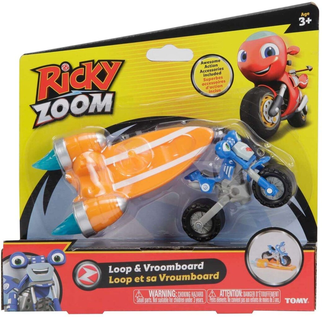 Figūrėlės Tomy Ricky Zoom Loop ir Vroomboard цена и информация | Žaislai berniukams | pigu.lt