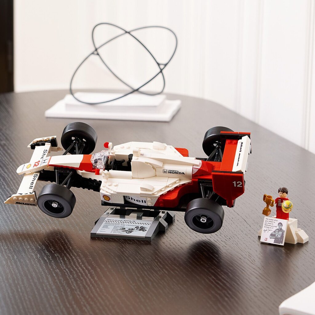 10330 LEGO® Icons McLaren MP4/4 ir Ayrton Senna kaina ir informacija | Konstruktoriai ir kaladėlės | pigu.lt