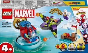 10793 LEGO® Marvel Voriukas prieš Žaliąjį gobliną Superherojų žaislas kaina ir informacija | Konstruktoriai ir kaladėlės | pigu.lt