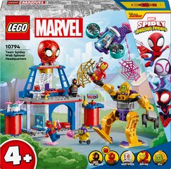 10794 LEGO® Marvel Voriuko komandos voratinklių sukimo būstinė kaina ir informacija | Konstruktoriai ir kaladėlės | pigu.lt