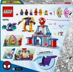 10794 LEGO® Marvel Штаб-квартира команды пауков, плетущей паутину цена и информация | Конструкторы и кубики | pigu.lt