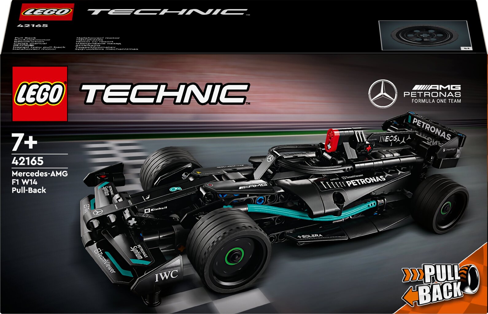 42165 LEGO® Technic Mercedes-AMG F1 W14 E Performance Pull-Back цена и информация | Konstruktoriai ir kaladėlės | pigu.lt