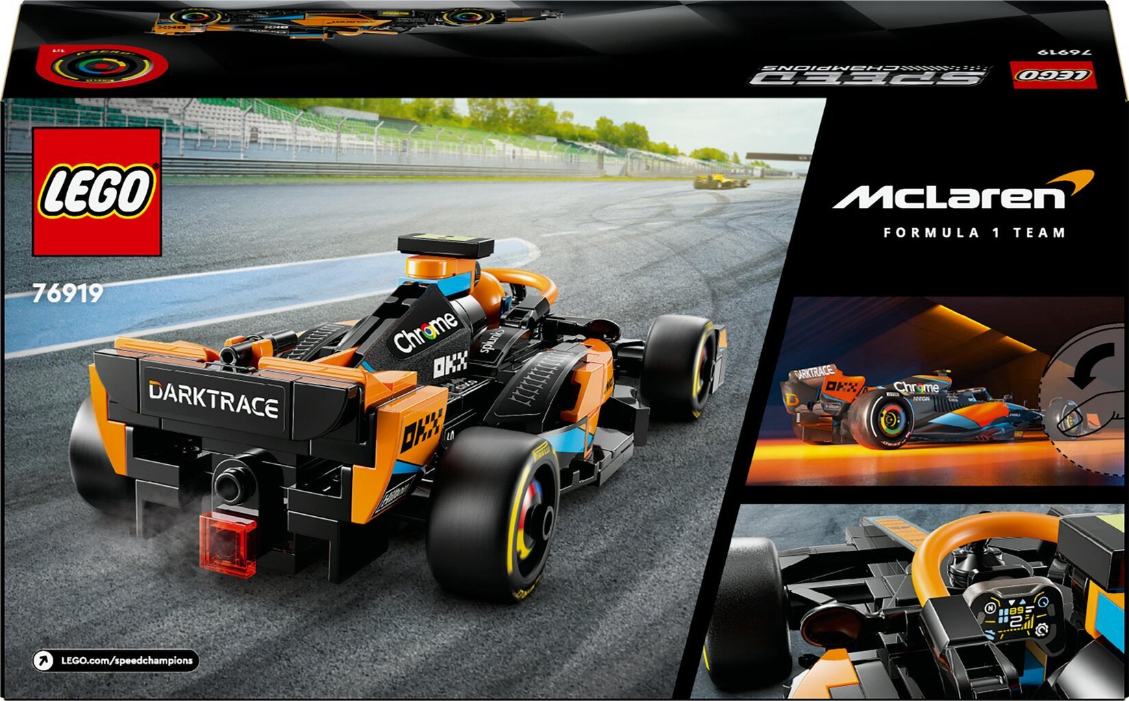 76919 LEGO® Speed Champions 2023 metų Formulės-1 lenktyninis automobilis McLaren kaina ir informacija | Konstruktoriai ir kaladėlės | pigu.lt