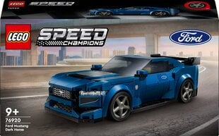 76920 LEGO® Speed Champions Sportinis automobilis Ford Mustang Dark Horse kaina ir informacija | Konstruktoriai ir kaladėlės | pigu.lt