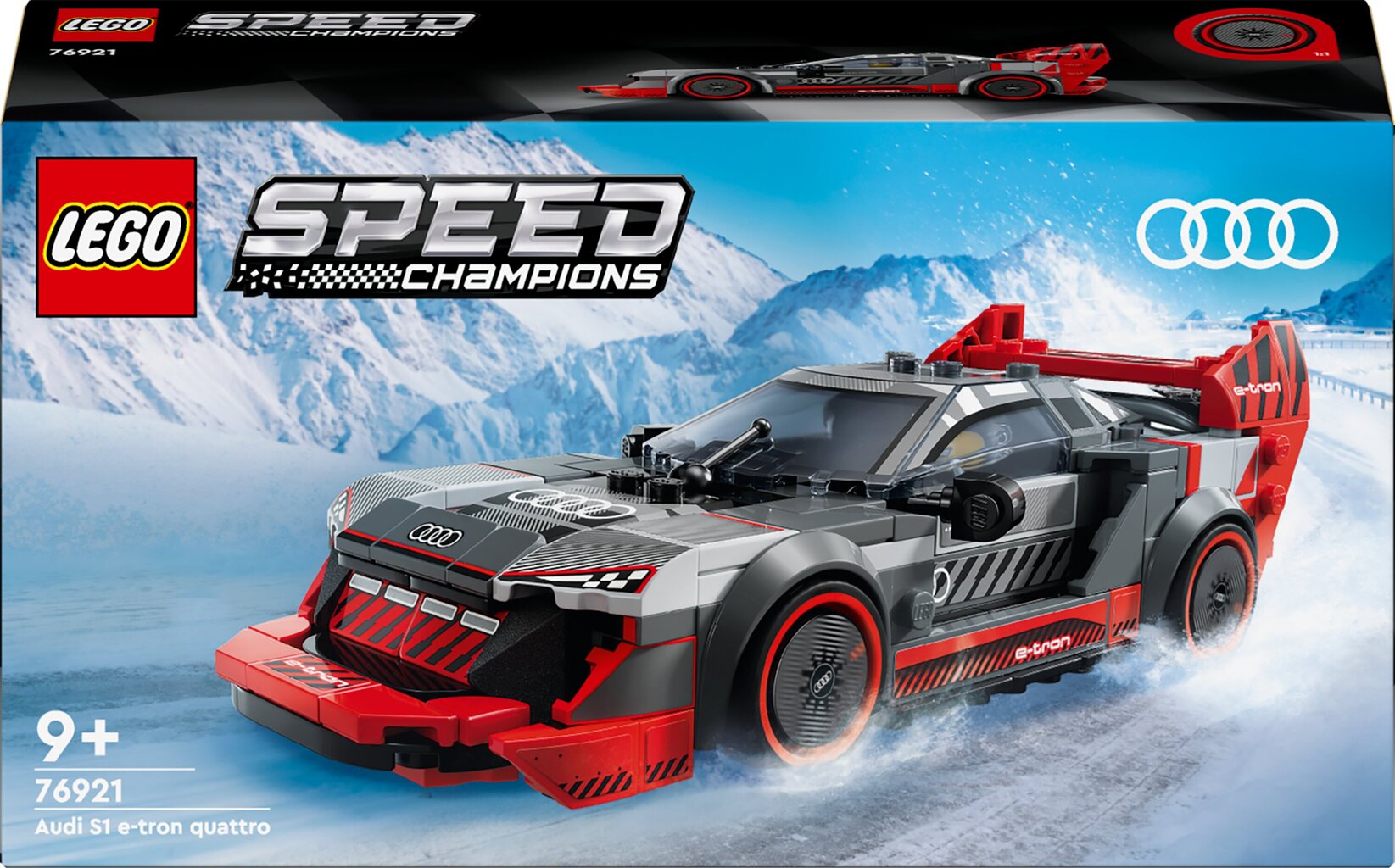 76921 LEGO® Speed Champions Lenktyninis automobilis Audi S1 e-tron quattro kaina ir informacija | Konstruktoriai ir kaladėlės | pigu.lt