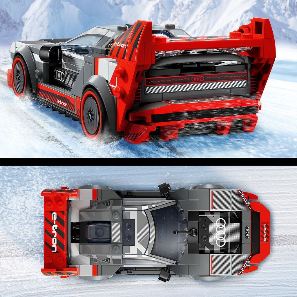 76921 LEGO® Speed Champions Lenktyninis automobilis Audi S1 e-tron quattro kaina ir informacija | Konstruktoriai ir kaladėlės | pigu.lt