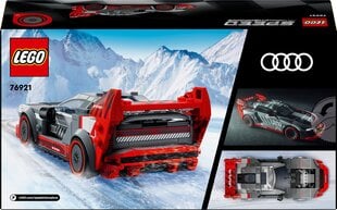 76921 LEGO® Speed ​​Champions Гоночный автомобиль Audi S1 ​​e-tron quattro цена и информация | Конструкторы и кубики | pigu.lt