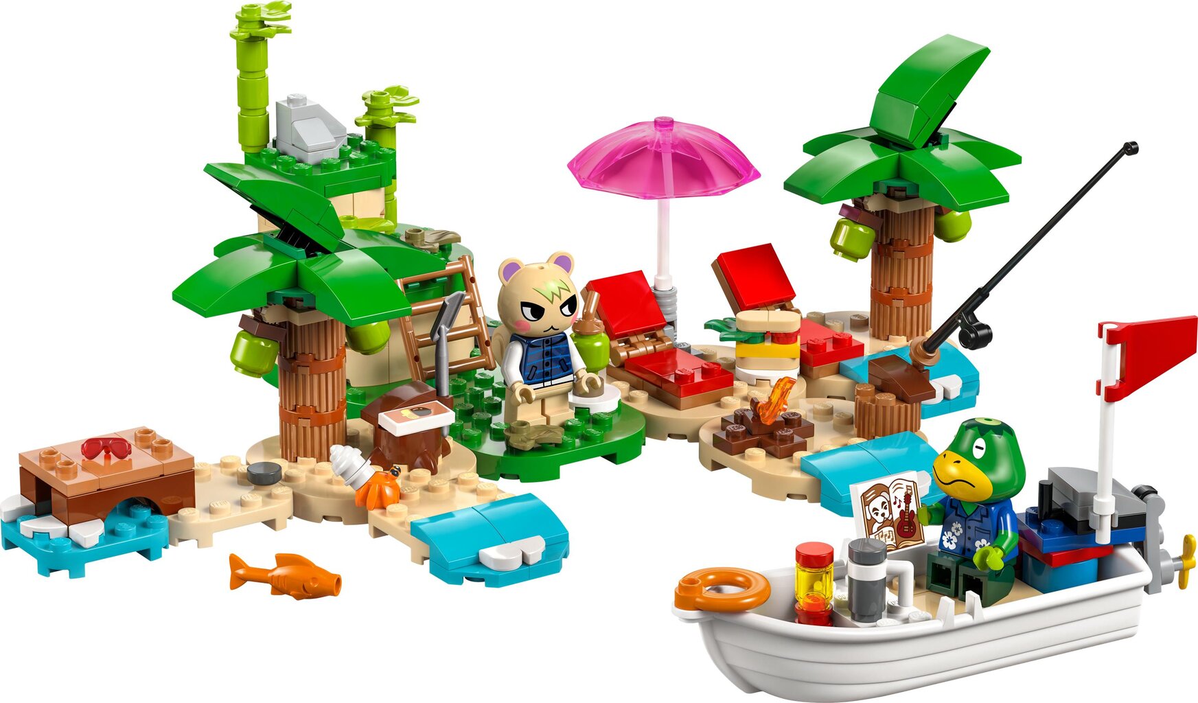 77048 LEGO® Animal Crossing Kapp'n ekskursija į salą цена и информация | Konstruktoriai ir kaladėlės | pigu.lt