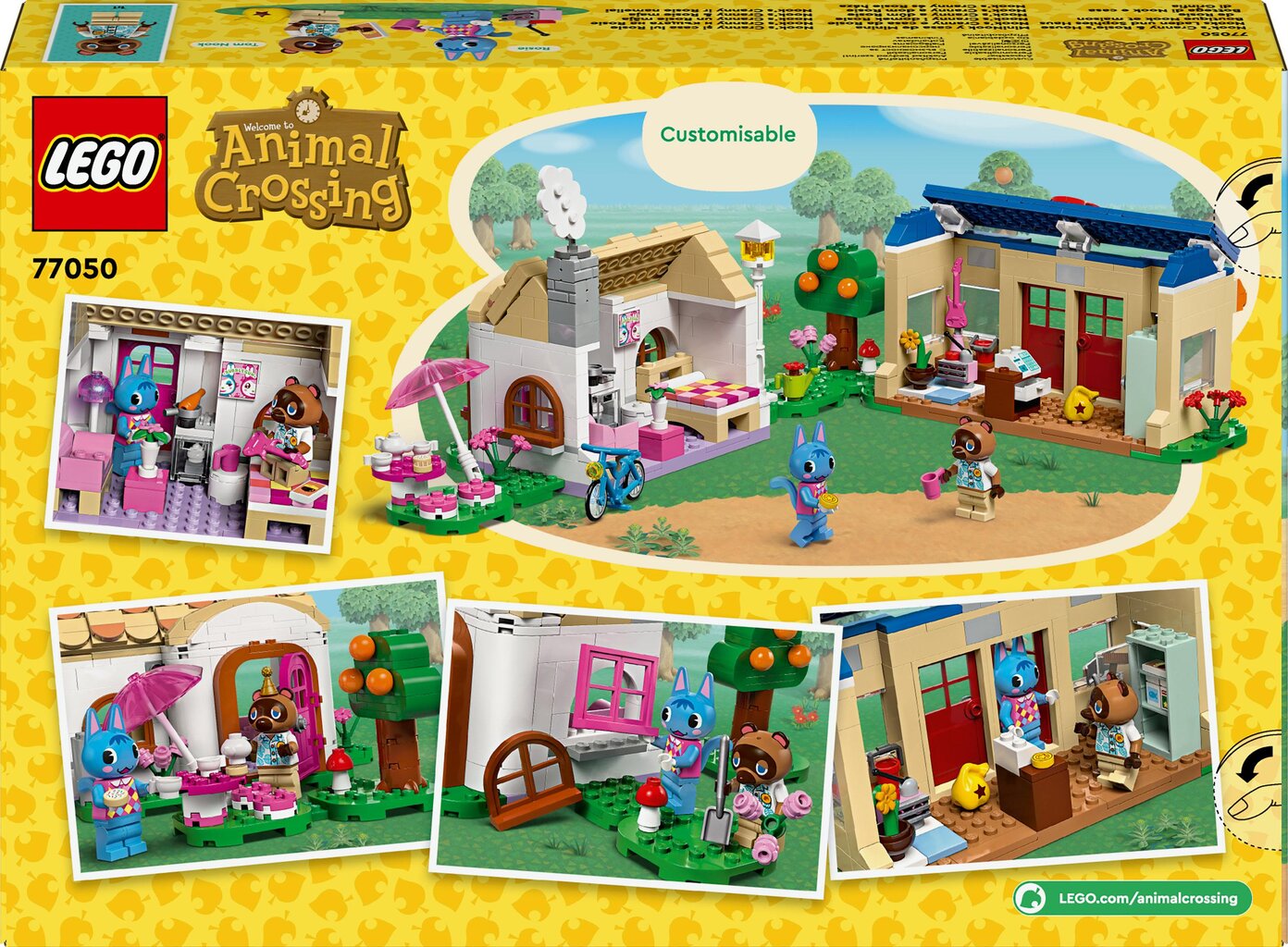 77050 LEGO® Animal Crossing Nook's Cranny ir Rosie nameliai kaina ir informacija | Konstruktoriai ir kaladėlės | pigu.lt