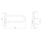 Elektrinė šildoma rankšluosčių kabykla Telvel smart white, 40x25 cm, 20 W цена и информация | Gyvatukai, vonios radiatoriai | pigu.lt