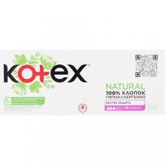 Прокладки ежедневные Kotex Natural Normal+, 36 шт цена и информация | Тампоны, гигиенические прокладки для критических дней, ежедневные прокладки | pigu.lt
