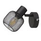 Searchlight sieninis šviestuvas Meshy Cage 81201-1BK kaina ir informacija | Sieniniai šviestuvai | pigu.lt