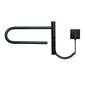 Elektrinė šildoma rankšluosčių kabykla Telvel smart black, 40x25 cm, 20 W цена и информация | Gyvatukai, vonios radiatoriai | pigu.lt