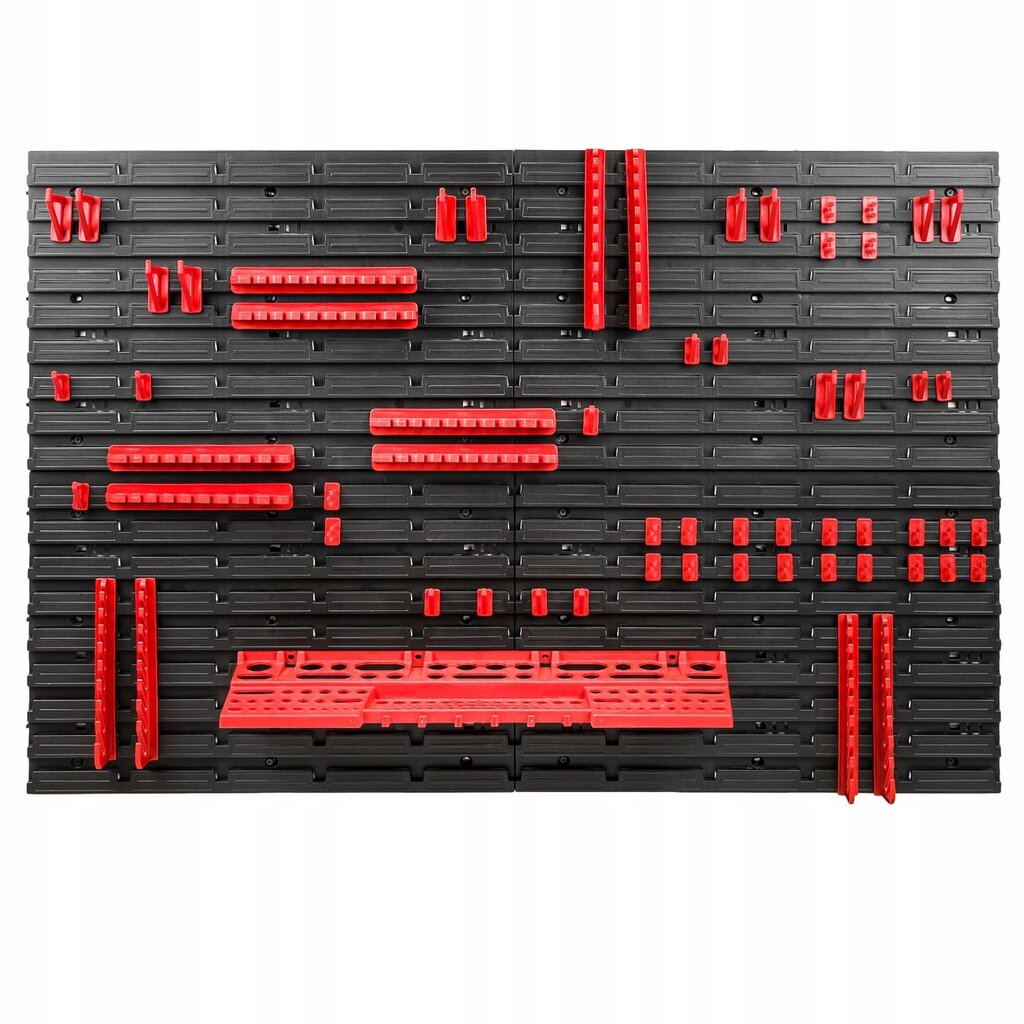 Sienelė įrankiams su įvairiomis lentynomis PAfen 1152 x 780 mm цена и информация | Įrankių dėžės, laikikliai | pigu.lt