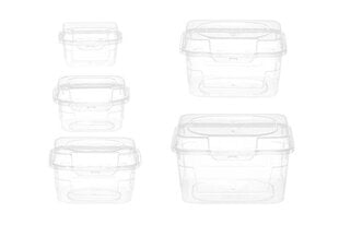 Набор коробок для хранения продуктов Maku, 5 шт. цена и информация | Посуда для хранения еды | pigu.lt