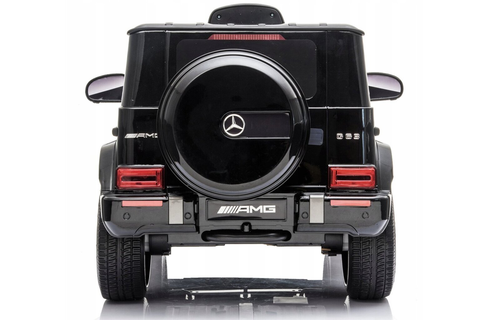 Vienvietis vaikiškas elektromobilis Mercedes Benz G63 AMG, juodas kaina ir informacija | Elektromobiliai vaikams | pigu.lt