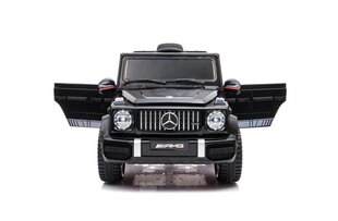 Vienvietis vaikiškas elektromobilis Mercedes Benz G63 AMG, juodas kaina ir informacija | Elektromobiliai vaikams | pigu.lt