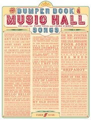 Bumper Book Of Music Hall Songs kaina ir informacija | Knygos apie meną | pigu.lt