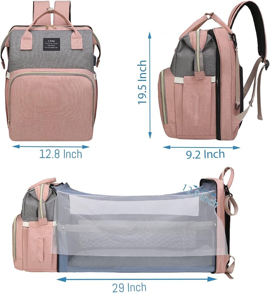 Didelės talpos kūdikio krepšys kaina ir informacija | Vežimėlių priedai | pigu.lt
