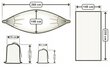 Hamakas su tinkleliu nuo uodų цена и информация | Hamakai | pigu.lt