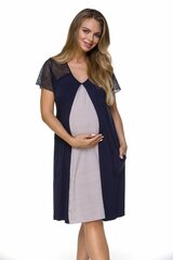 Naktiniai nėščiosioms Lupo Line LKK152677.1906, mėlyni kaina ir informacija | Naktiniai, pižamos moterims | pigu.lt