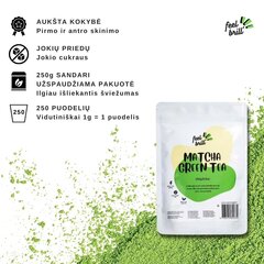 Feel Brill Matcha žalioji arbata, 250 g kaina ir informacija | Arbata | pigu.lt