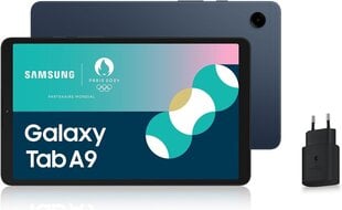 Samsung Galaxy Tab A9 WiFi 8/128GB Blue ir pakrovėjas цена и информация | Планшеты | pigu.lt