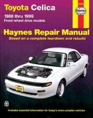 Toyota Celica FWD (1986-1999)Haynes Repair Manual (USA) 3rd Revised edition цена и информация | Путеводители, путешествия | pigu.lt