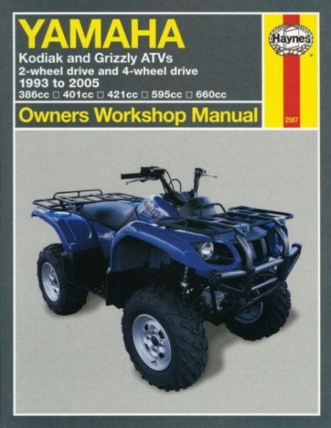 Yamaha Kodiak & Grizzly ATVs (93 - 05) Haynes Repair Manual цена и информация | Enciklopedijos ir žinynai | pigu.lt