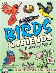 Birds & Friends Activity Book: An Introduction to Backyard Birds for Kids цена и информация | Книги для самых маленьких | pigu.lt