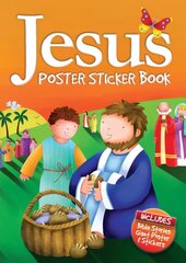 Jesus Poster Sticker Book New edition цена и информация | Книги для самых маленьких | pigu.lt